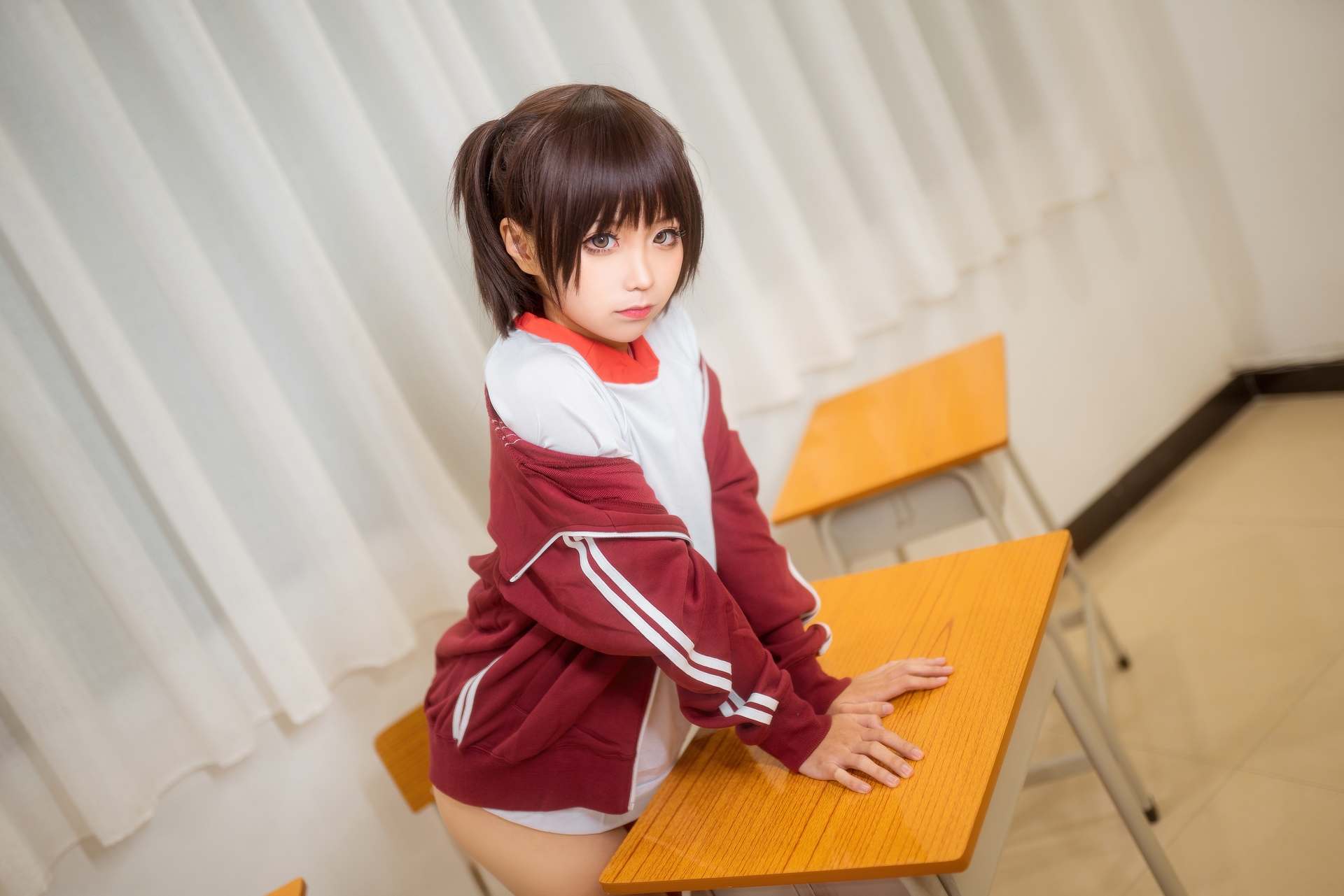 蠢沫沫体操服红